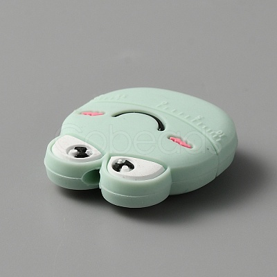 Food Grade Eco-Friendly Silicone Beads X1-SIL-WH0015-12B-1