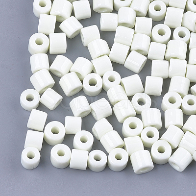 Opaque Glass Bugle Beads SEED-S023-02J-1