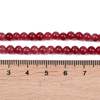 Natural Dyed Marble Beads Strands G-D315-A01-05-4mm-1