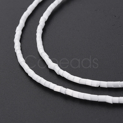 Glass Silk Stain Style Beads Strands GLAA-N047-001A-07-1