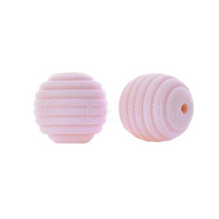Thread Honeycomb Silicone Beads SI-JX0024A-44-1