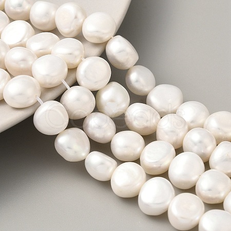 Natural Cultured Freshwater Pearl Beads Strands PEAR-A006-10E-1