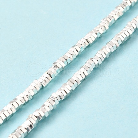Electroplated Non-magnetic Synthetic Hematite Beads Strands X-G-G849-06S-1