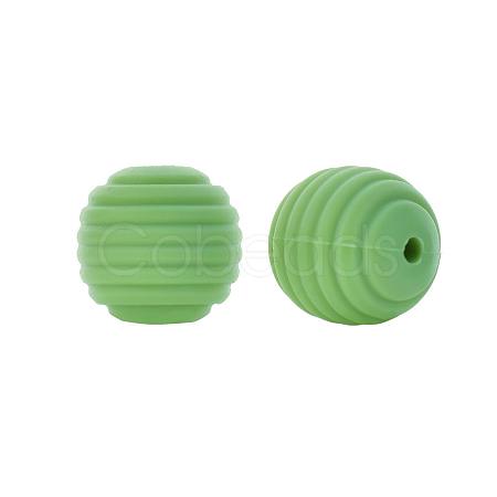 Thread Honeycomb Silicone Beads SI-JX0024A-34-1