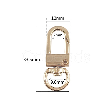 Alloy Swivel Clasps PW-WG74639-04-1