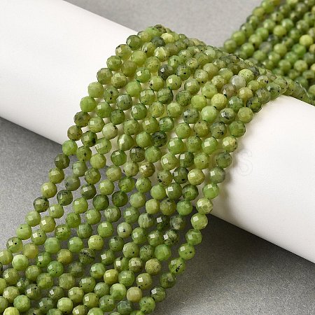 Natural Canadian Jade Beads Strands G-G259-D02-4mm-1