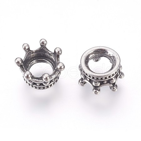 316 Surgical Stainless Steel European Beads STAS-F195-073AS-1