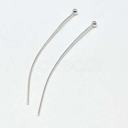 925 Sterling Silver Ball Head Pins STER-F018-03E-1