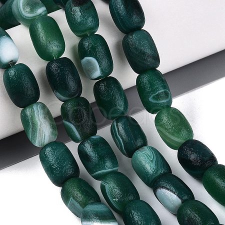Natural Agate Beads Strands G-Q606-97A-01-1