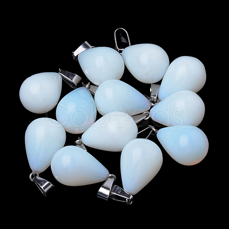 Teardrop Opalite Pendants G-Q435-05-1