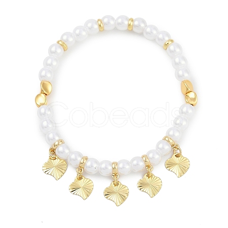 Rack Plating Brass Stretch Bracelets BJEW-P341-10F-G-1