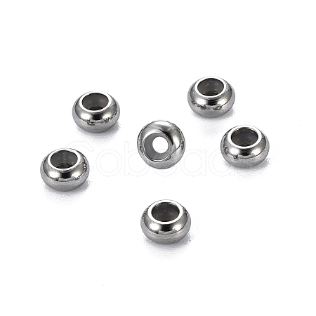 304 Stainless Steel Beads STAS-S103-18A-P-1