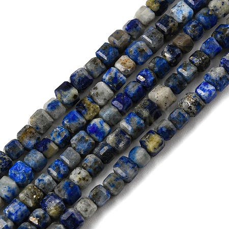 Natural Lapis Lazuli Beads Strands G-C052-05A-1