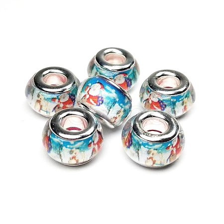 Resin European Beads LS-RESI-WH0024-70B-1