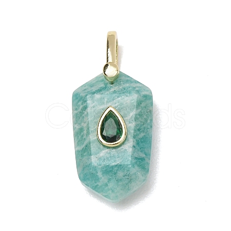 Natural Amazonite Pendants GG-CBA5FCC-01G-01-1
