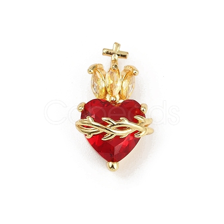 Brass Glass Pendants KK-R226-03G-02-1