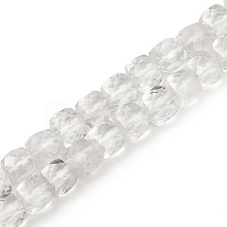 Natural Quartz Crystal Beads Strands G-H078-C33-6mm-1
