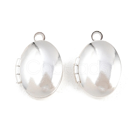 Oval Brass Locket Pendants LS-KK-K414-12E-S-1