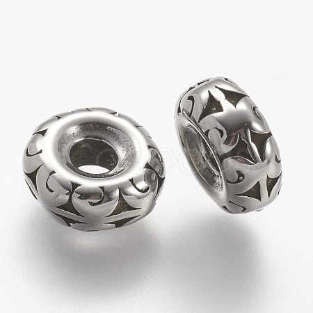 304 Stainless Steel Spacer Beads STAS-K132-040AS-1