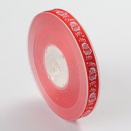 Christmas Theme Polyester Ribbons SRIB-L031-009-04-1