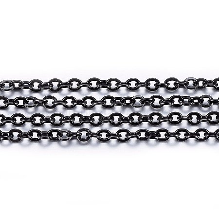 Handmade 304 Stainless Steel Cable Chains STAS-P213-03B-02-1