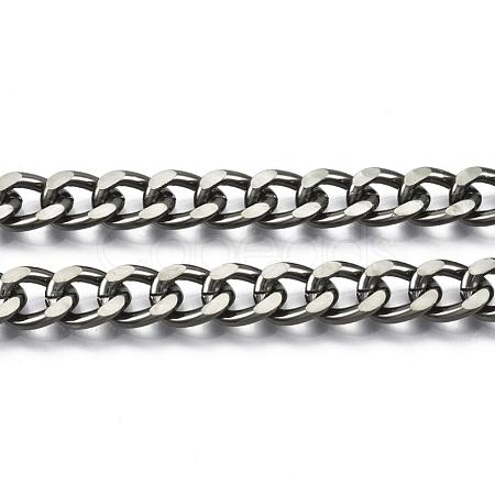 Unwelded Aluminum Curb Chains CHA-S001-117A-1