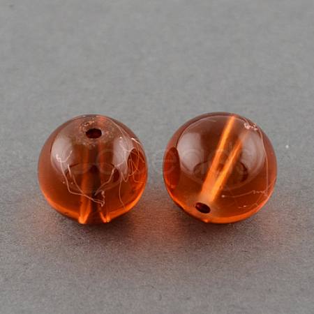 Drawbench Transparent Glass Beads Strands GLAD-Q012-6mm-13-1