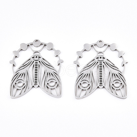Non-Tarnish 304 Stainless Steel Pendants X-STAS-T063-212P-1