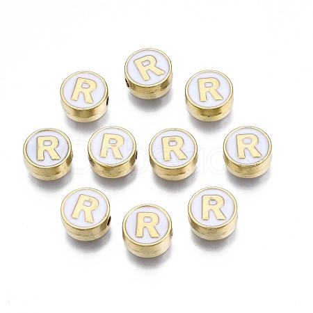 Alloy Enamel Beads ENAM-N052-006-01R-RS-1