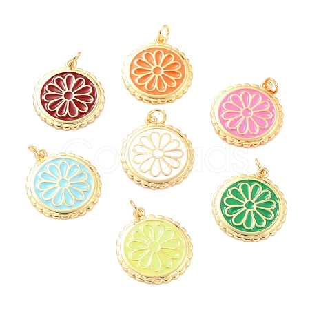 Real 18K Gold Plated Brass Pendants KK-L206-013G-1