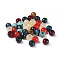 Acrylic Beads, Imitation Gemstone Style, Rondelle, Mixed Color, 11.5x9.5mm, Hole: 5.5mm, about 760pcs/500g