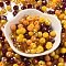 Glass Beads, Faceted, Rondelle, Goldenrod, 8x6mm, Hole: 1mm, about 145pcs/60g