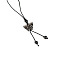 Natural Silver Obsidian Pendant for Mobile Phone Strap, Haging Charms Decoration, Butterfly, 12cm