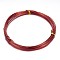 Round Aluminum Craft Wire, for Beading Jewelry Craft Making, Red, 20 Gauge, 0.8mm, 10m/roll(32.8 Feet/roll)