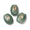 Natural Green Aventurine European Beads GG-CBA9389-01H-1