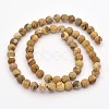 Natural Picture Jasper Beads Strands G-D659-8mm-2