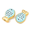 Baking Paint Opaque Glass Enamel Beads GL-CBA4370-01C-3