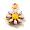 Brass Enamel Charms X-KK-K260-03G-RS-3