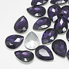 Pointed Back Glass Rhinestone Cabochons RGLA-T081-7x10mm-16-1