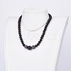Natural Gemstone Beaded Necklaces & Stretch Bracelets Jewelry Sets SJEW-JS00918-8