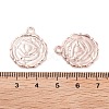 Alloy Pendant Cabochon Settings LS-PALLOY-A18941-RG-LF-2