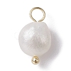 Natural Pearl Potato Charms PALLOY-JF02199-03-2