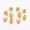 Brass Crimp Beads Covers LS-X-KK-H289-NFG-NF-1