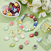 55Pcs Opaque Acrylic Beads OACR-PA0002-20-4