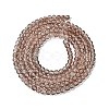 Crackle Glass Beads Strands CCG-Q001-4mm-07-2