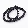 Natural Lava Rock Beads Strands G434-1B-2