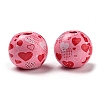 Printed Wood Beads WOOD-A022-01D-1