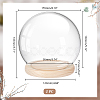 Round Glass Dome Cover AJEW-WH0518-35-3