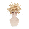 Short Blonde Wavy Cosplay Party Wigs OHAR-I015-03-8