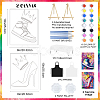 Canvas Drawing Outline Painting Stencils Templates DIY-GW0001-04-2